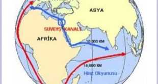 Süveyş Kanalı Haritası