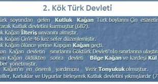 2. Kök Türk Devleti kısaca