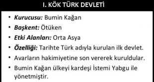 1. Kök Türk Devleti