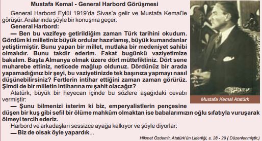 Mustafa Kemal - General Harbord Görüşmesi