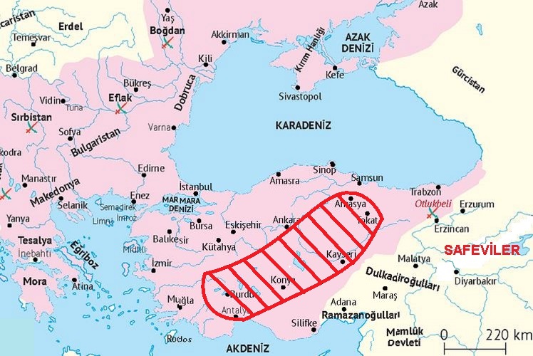 Şahkulu İsyanı Anadolu'da hangi şehirlerde etkili oldu?