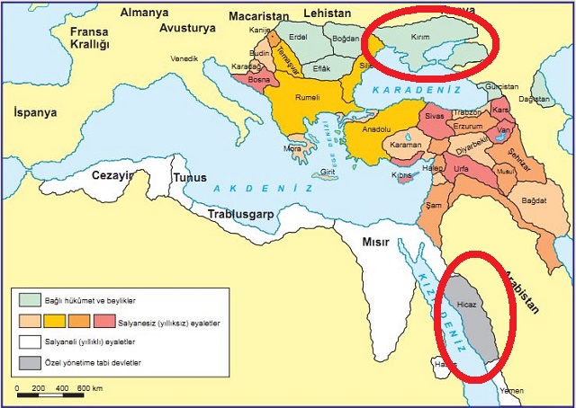 Osmanlı'da Vergi Vermeyen Eyaletler
