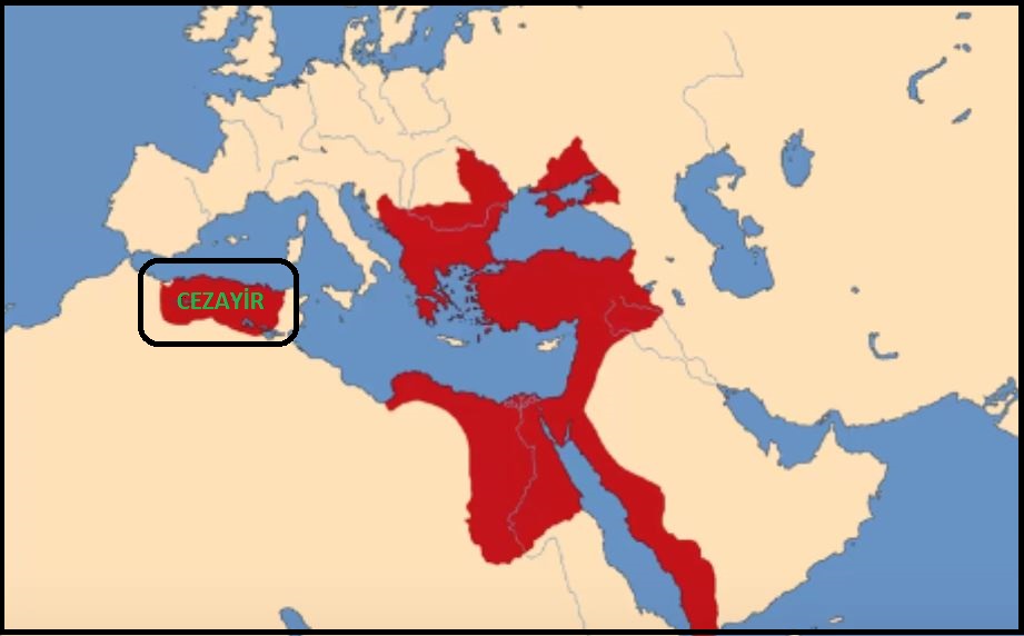 Kanuni Dönemi Osmanlı Haritası