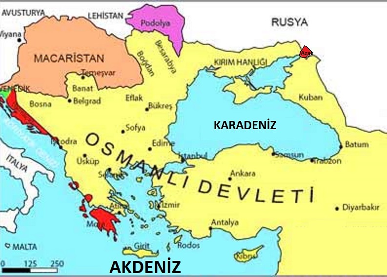 Karlofça ve İstanbul Antlaşması'nda kaybedilen yerler
